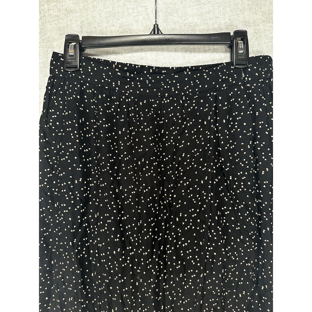 Rafaella Skirt Womens Size 10 Black White Geometric Print Pencil Career Office